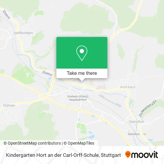 Карта Kindergarten Hort an der Carl-Orff-Schule