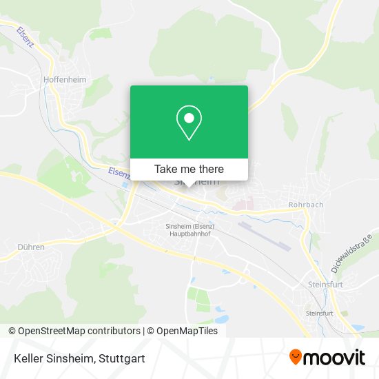 Keller Sinsheim map