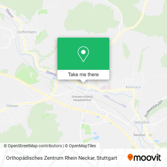 Карта Orthopädisches Zentrum Rhein Neckar