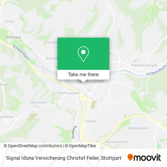 Карта Signal Iduna Versicherung Christof Feiler