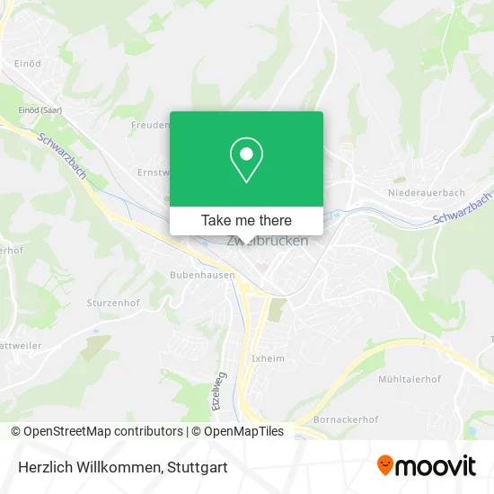 Карта Herzlich Willkommen