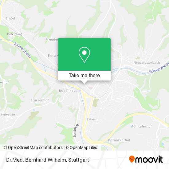 Dr.Med. Bernhard Wilhelm map