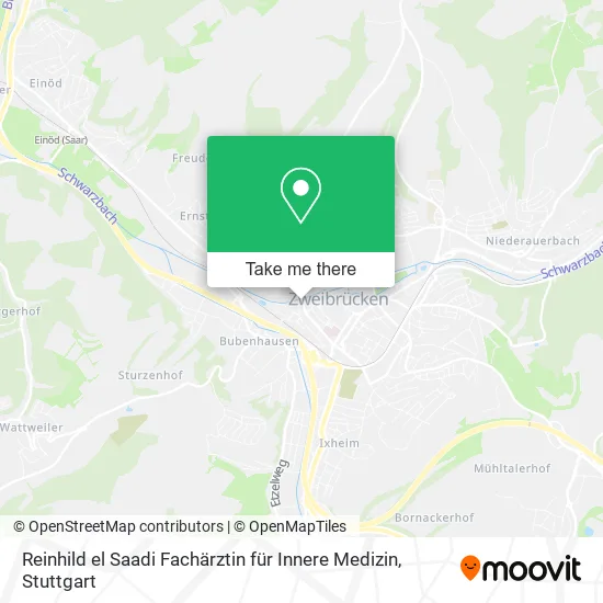 Карта Reinhild el Saadi Fachärztin für Innere Medizin