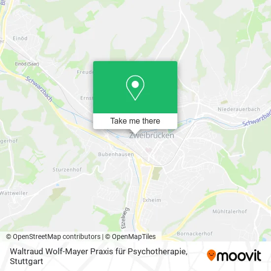 Карта Waltraud Wolf-Mayer Praxis für Psychotherapie