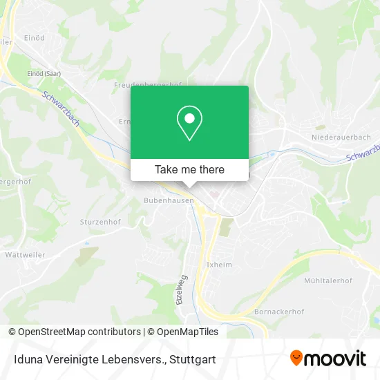 Карта Iduna Vereinigte Lebensvers.