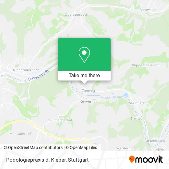 Карта Podologiepraxis d. Kleber
