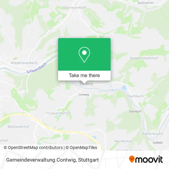 Карта Gemeindeverwaltung Contwig