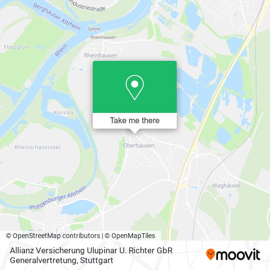 Карта Allianz Versicherung Ulupinar U. Richter GbR Generalvertretung