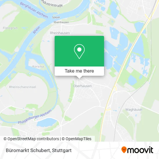 Карта Büromarkt Schubert