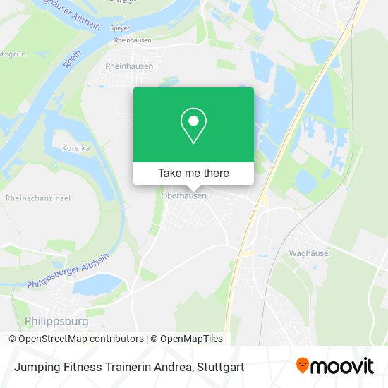 Jumping Fitness Trainerin Andrea map