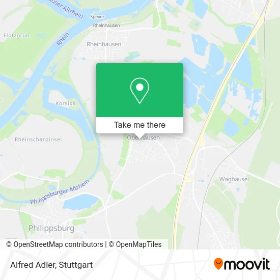 Карта Alfred Adler