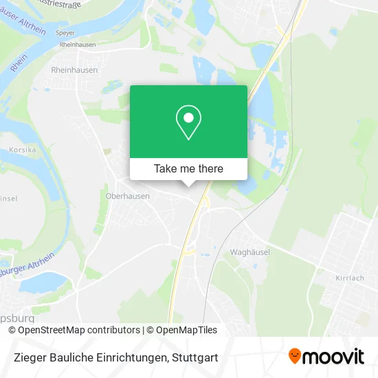 Карта Zieger Bauliche Einrichtungen