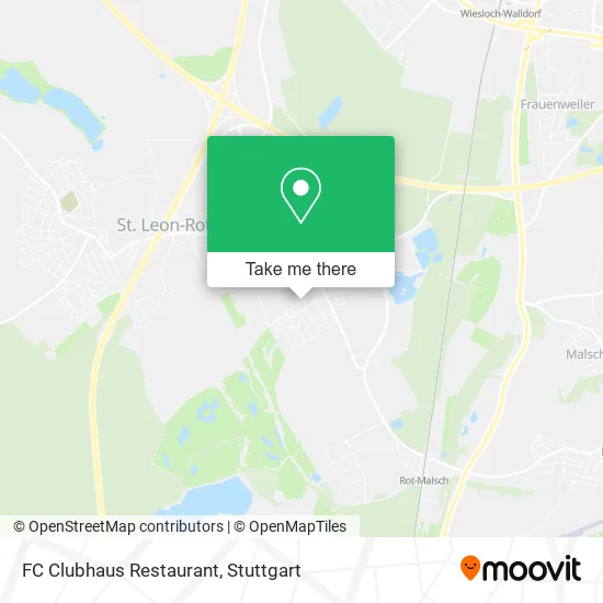 Карта FC Clubhaus Restaurant