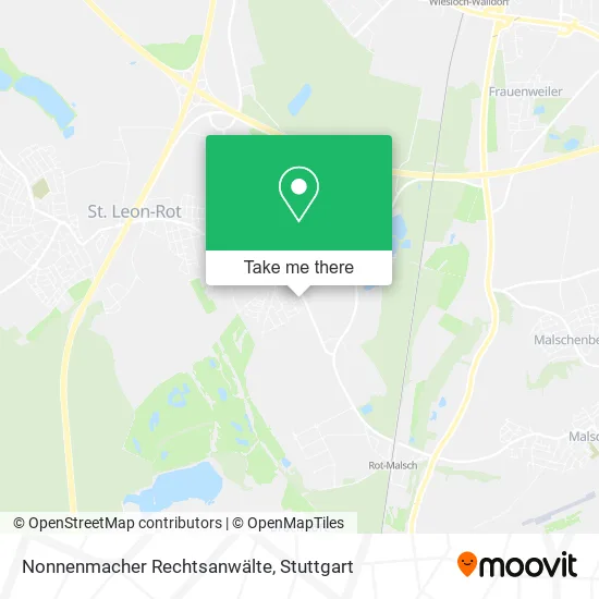 Карта Nonnenmacher Rechtsanwälte