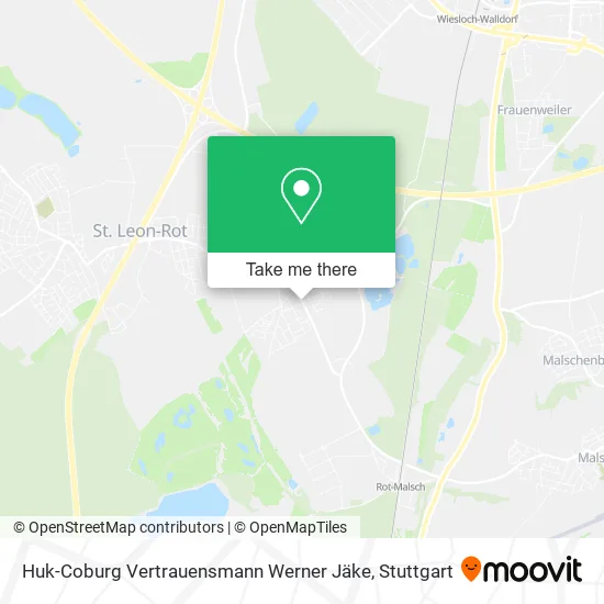 Карта Huk-Coburg Vertrauensmann Werner Jäke