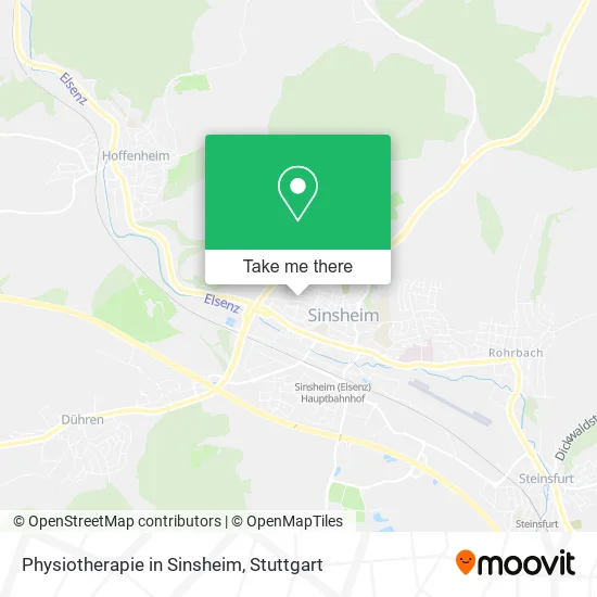Карта Physiotherapie in Sinsheim