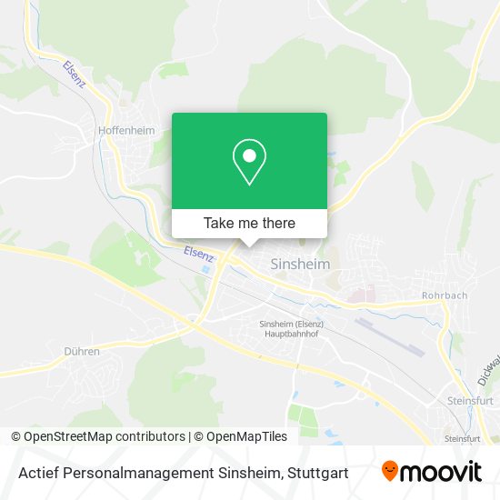 Карта Actief Personalmanagement Sinsheim