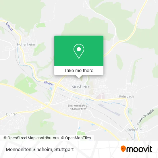 Карта Mennoniten Sinsheim