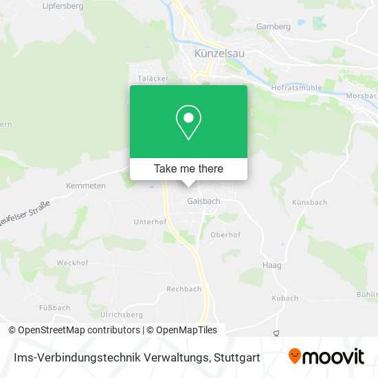 Ims-Verbindungstechnik Verwaltungs map