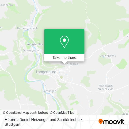 Карта Häberle Daniel Heizungs- und Sanitärtechnik