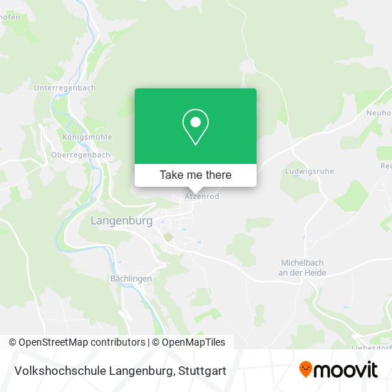 Volkshochschule Langenburg map