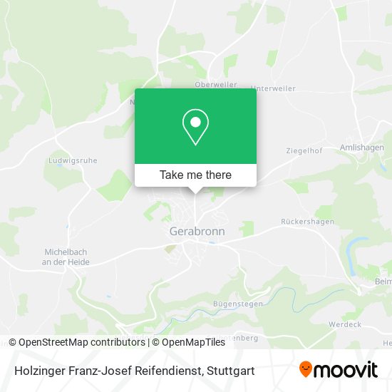 Holzinger Franz-Josef Reifendienst map