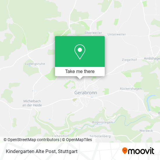 Карта Kindergarten Alte Post