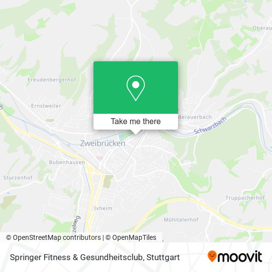 Springer Fitness & Gesundheitsclub map