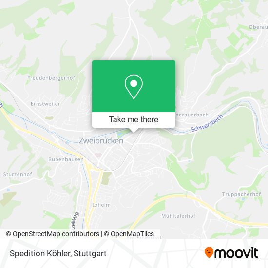 Spedition Köhler map