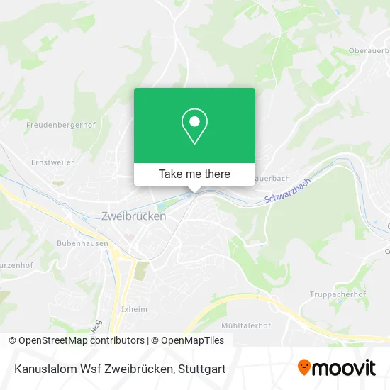 Карта Kanuslalom Wsf Zweibrücken