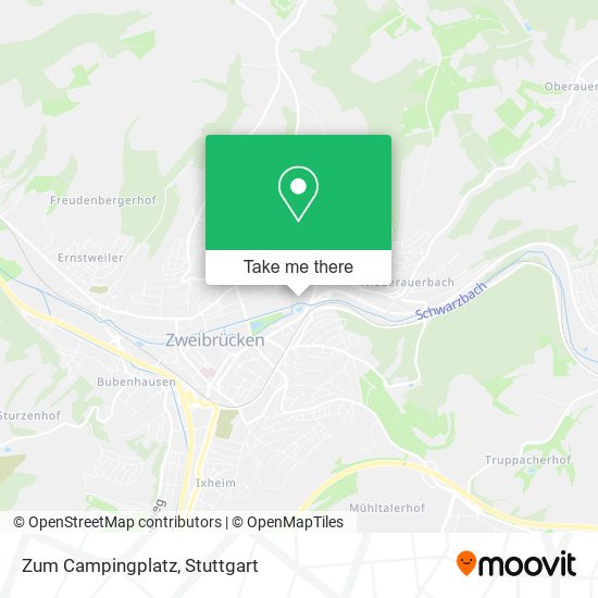 Карта Zum Campingplatz