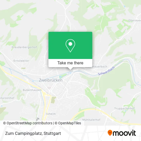 Zum Campingplatz map