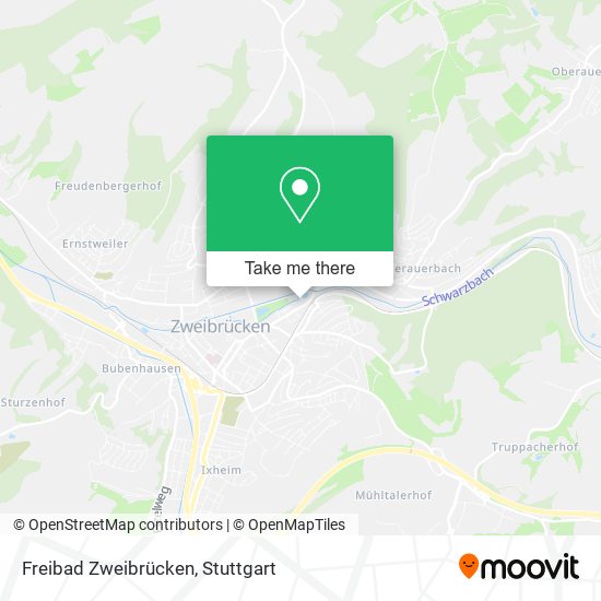 Freibad Zweibrücken map
