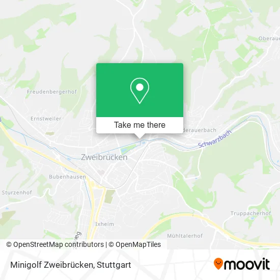Карта Minigolf Zweibrücken