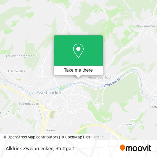 Карта Alldrink Zweibruecken