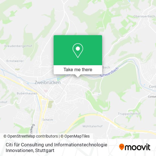 Citi für Consulting und Informationstechnologie Innovationen map