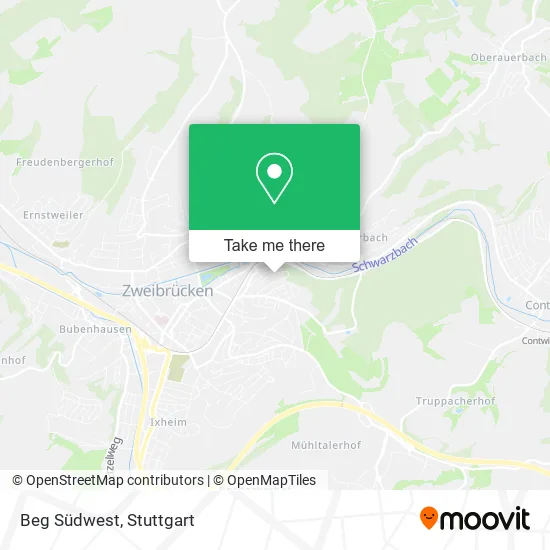 Карта Beg Südwest