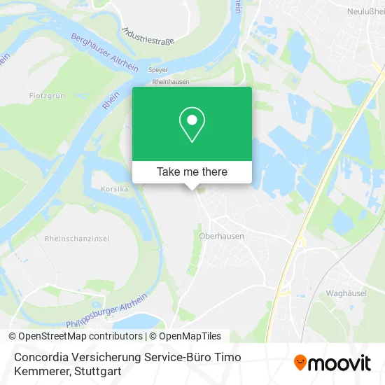 Concordia Versicherung Service-Büro Timo Kemmerer map