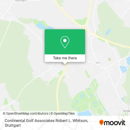 Карта Continental Golf Associates Robert L. Whitson