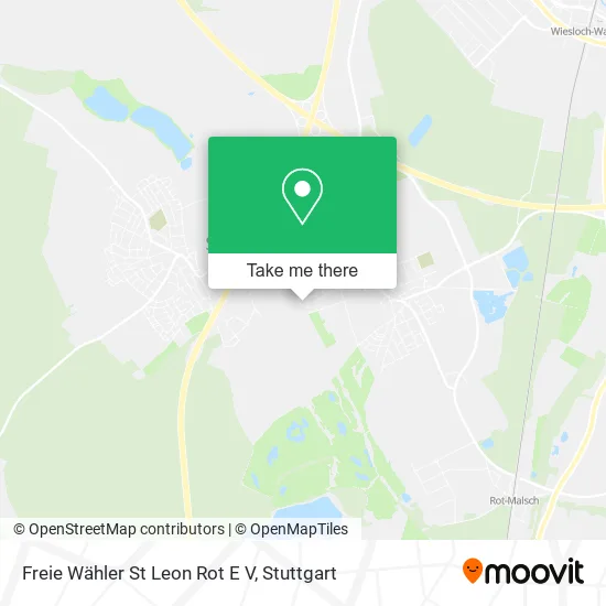 Карта Freie Wähler St Leon Rot E V