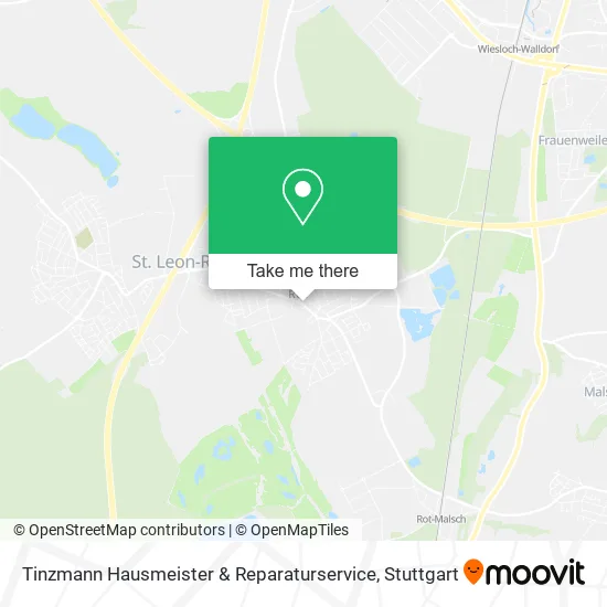Карта Tinzmann Hausmeister & Reparaturservice