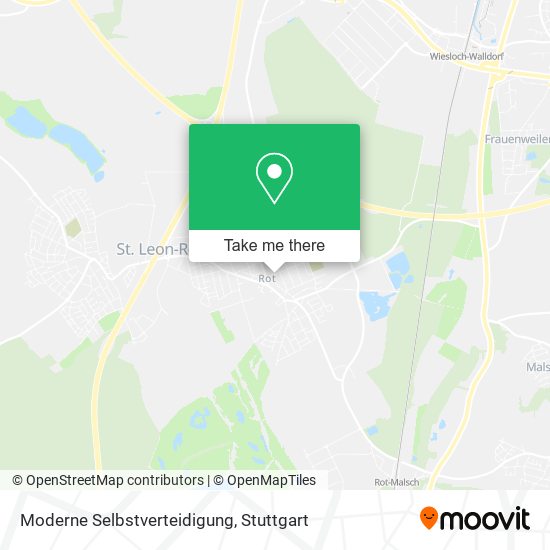 Moderne Selbstverteidigung map