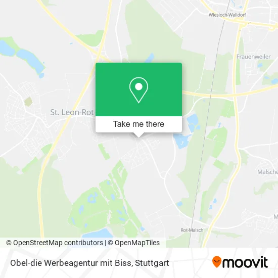 Карта Obel-die Werbeagentur mit Biss