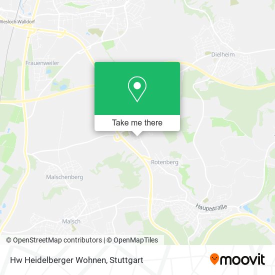 Hw Heidelberger Wohnen map