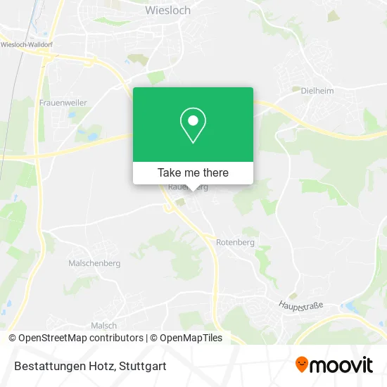 Карта Bestattungen Hotz