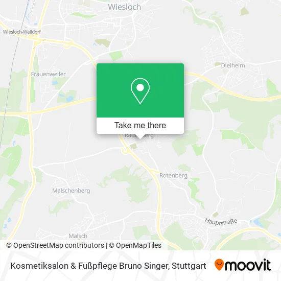 Карта Kosmetiksalon & Fußpflege Bruno Singer