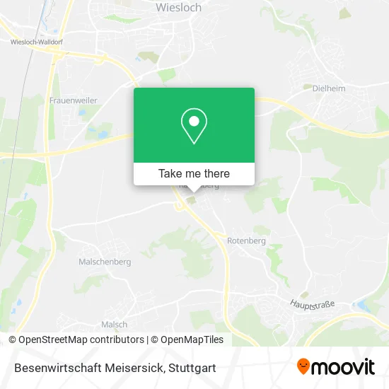 Карта Besenwirtschaft Meisersick
