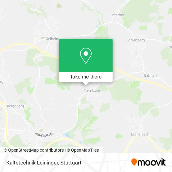 Карта Kältetechnik Leininger