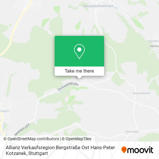 Allianz Verkaufsregion Bergstraße Ost Hans-Peter Kotzanek map
