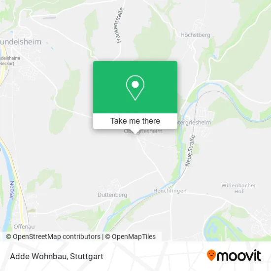 Карта Adde Wohnbau